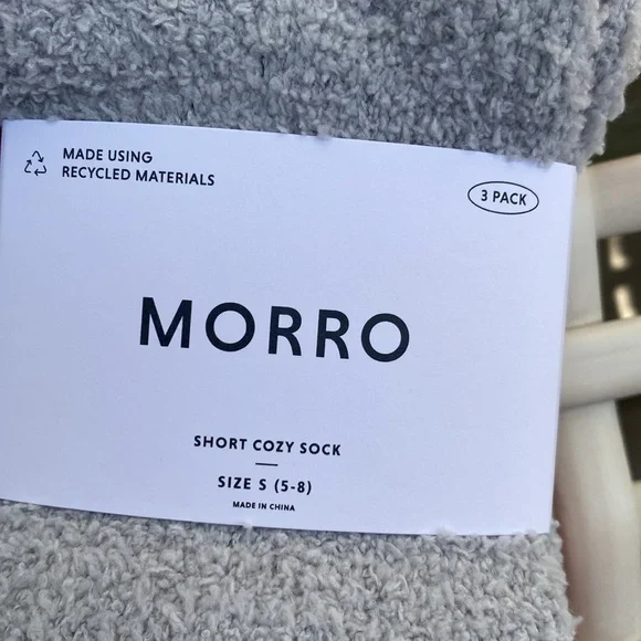 Morro - Athleta 3 pack Short Cozy Socks - Picture 2 of 6